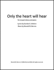 Only the Heart will Hear SSATBB choral sheet music cover Thumbnail